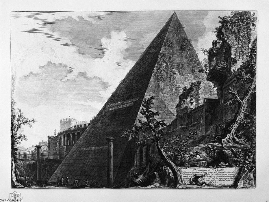 Pyramid Of Caius Cestius — Giovanni Battista Piranesi