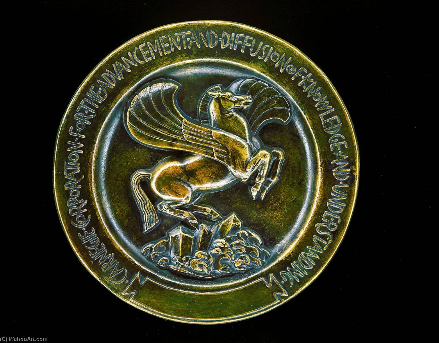 Carnegie Corporation Ashtray — Paul Manship