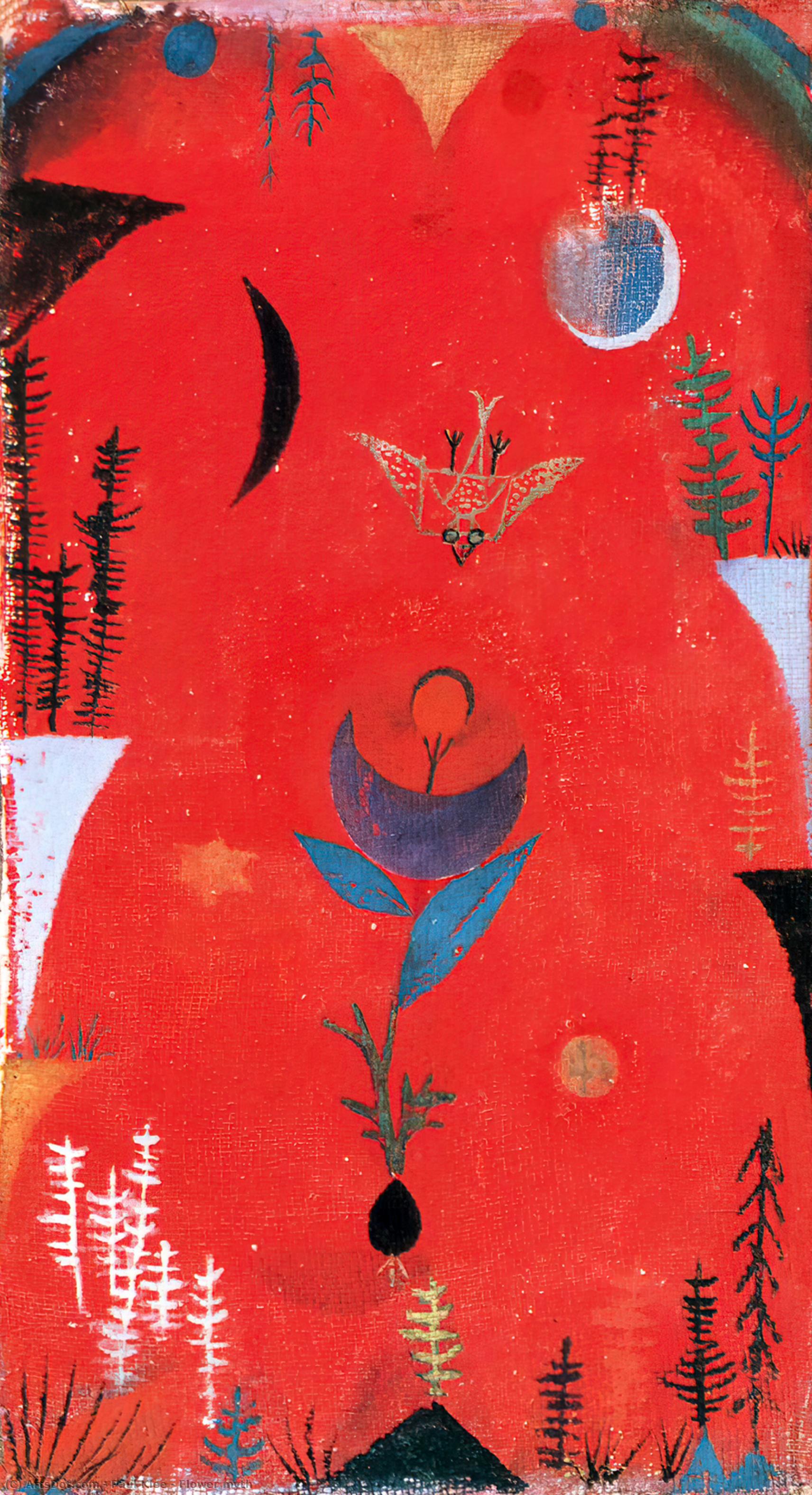 El Mito De La Flor — Paul Klee