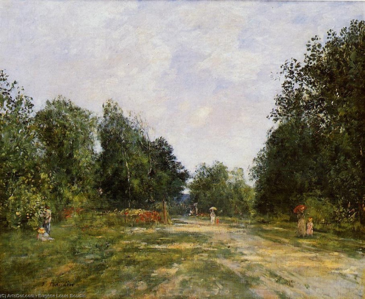 Cordier Park, Trouville — Eugène Louis Boudin