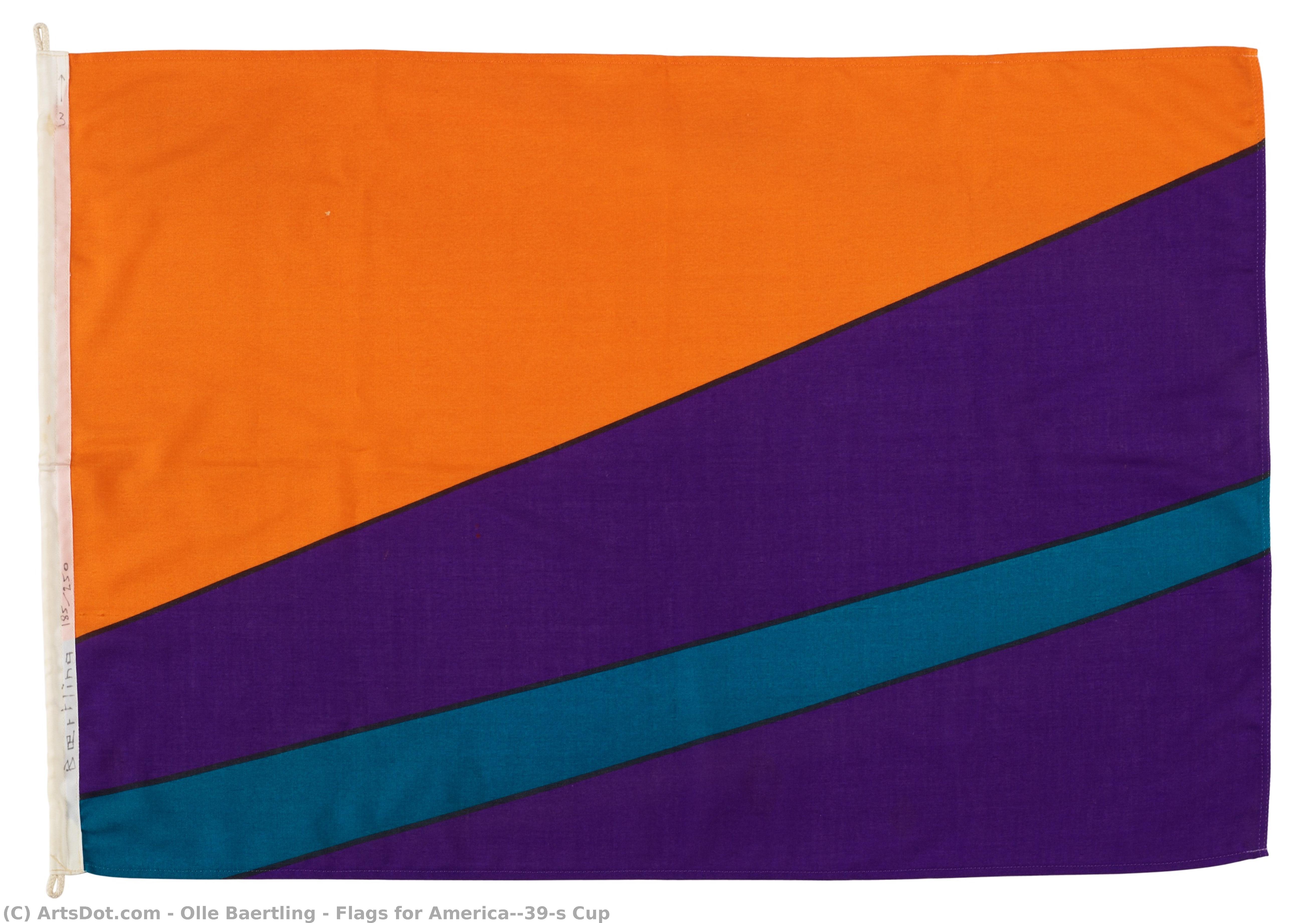 Flags For America's Cup — Olle Baertling