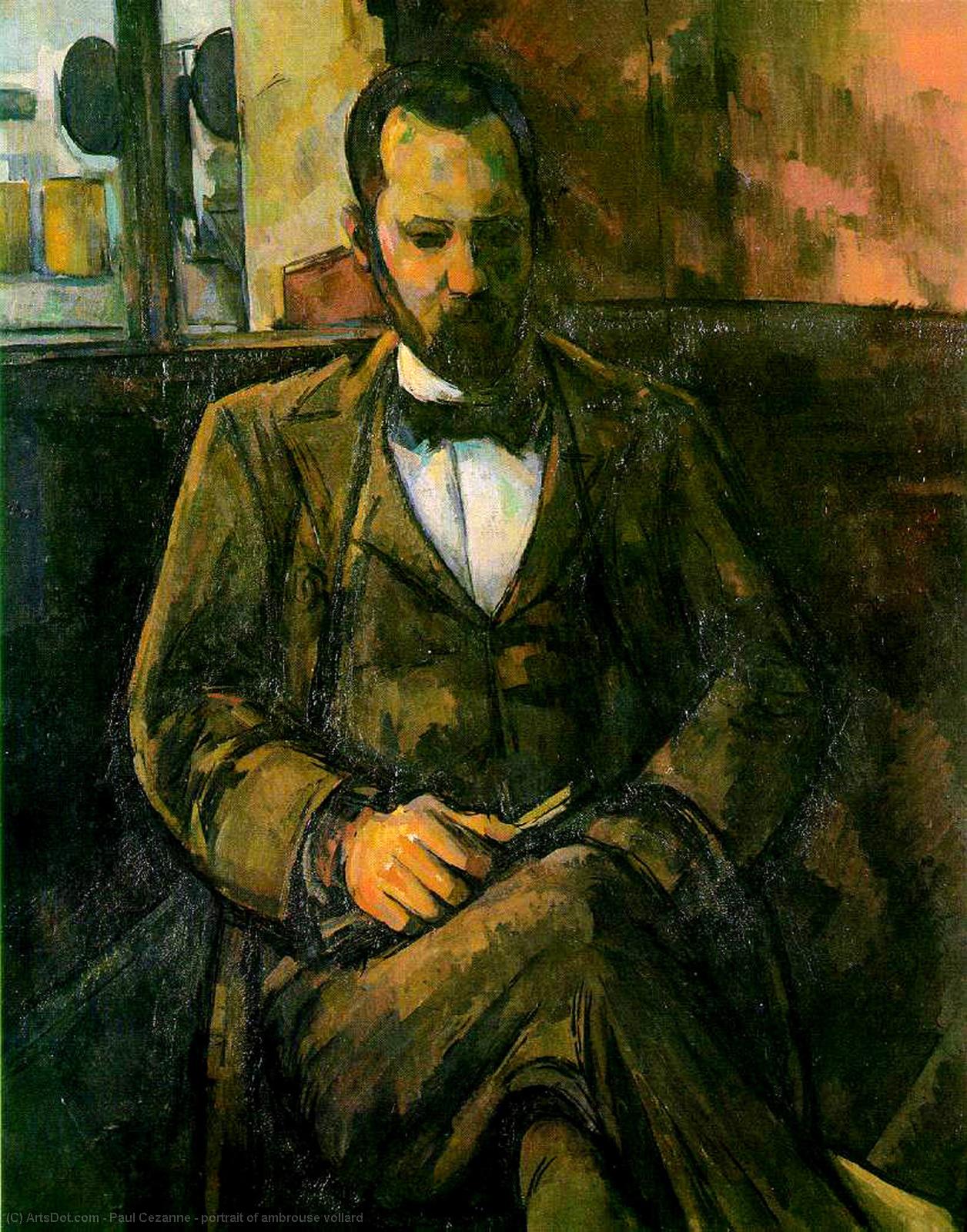 Portrait Of Ambrouse Vollard — Paul Cézanne