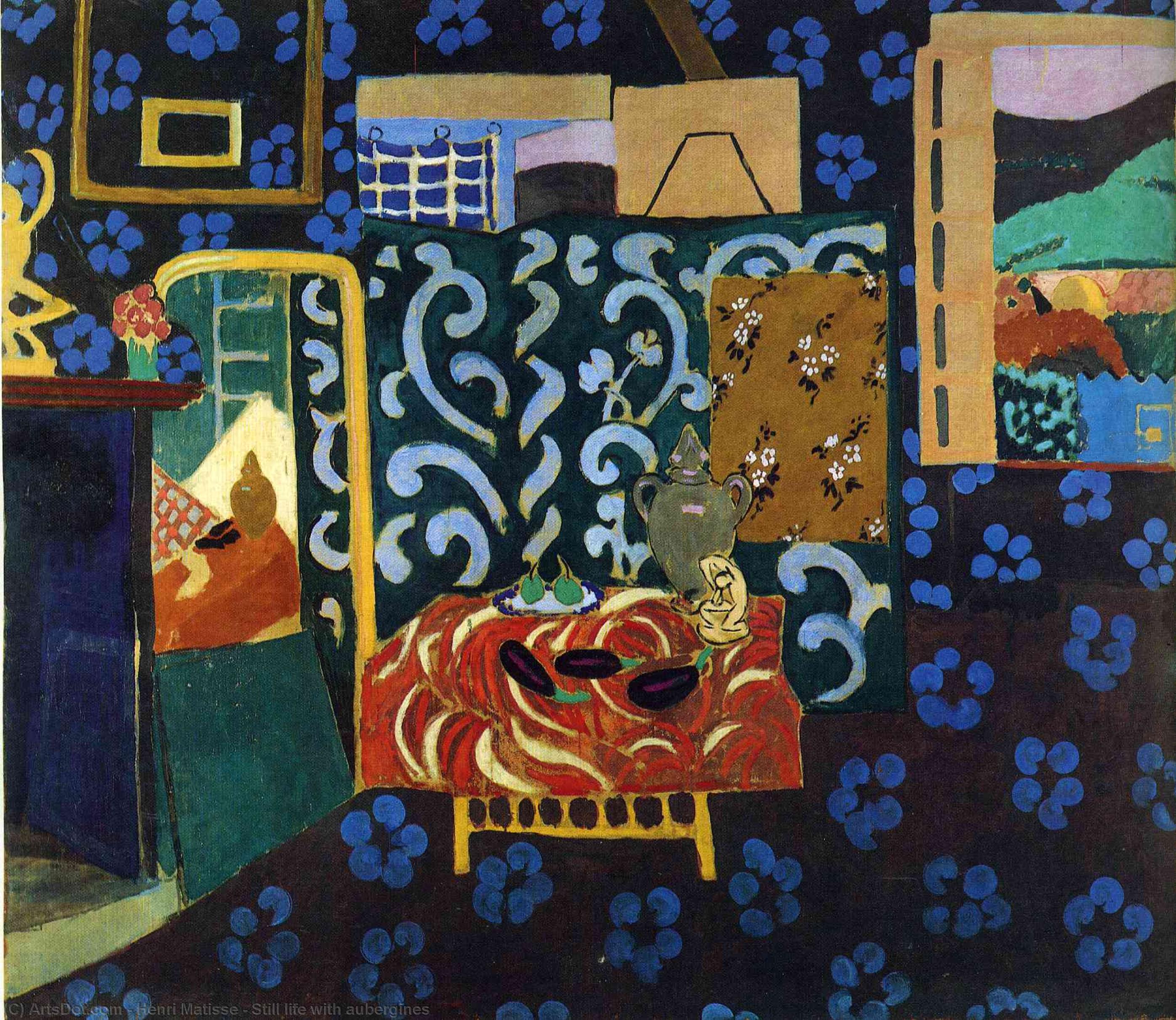 Still Life With Aubergines — Henri Matisse