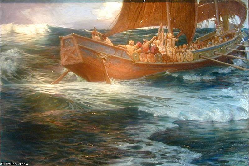 Wrath Of The Sea God — Herbert James Draper