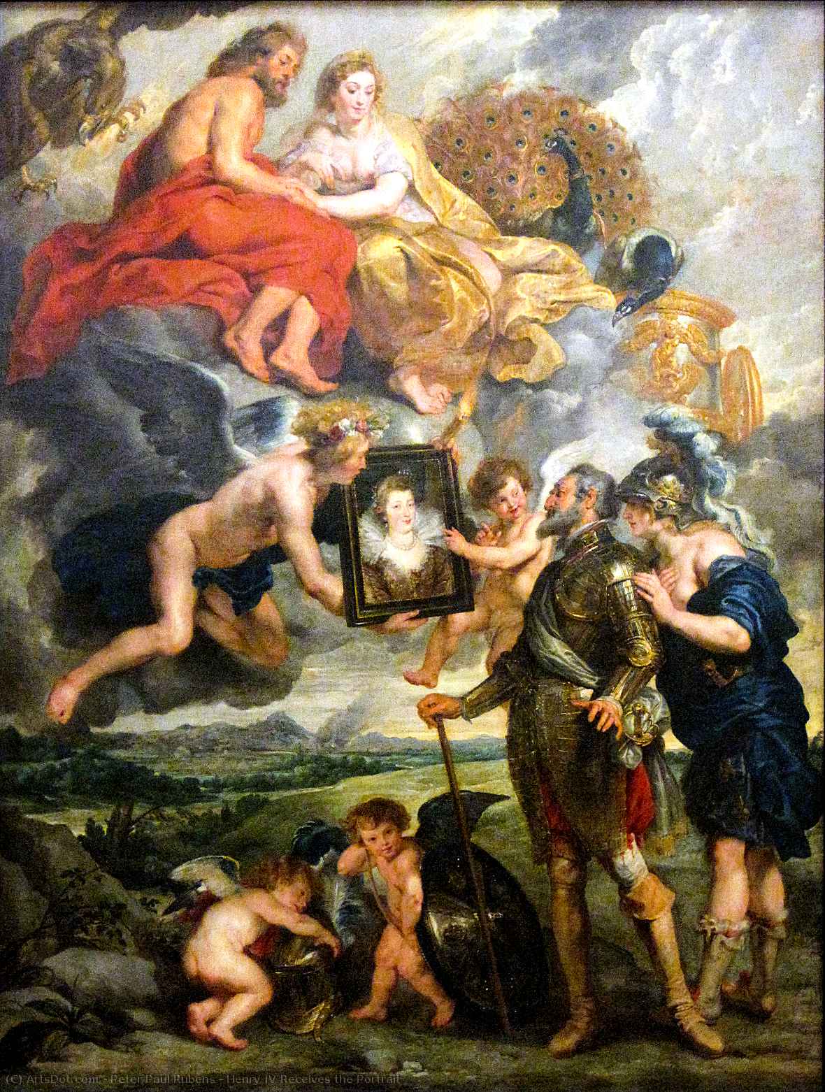 Henry Iv Receives The Portrait — Сэр Пјетр Паул Рубенс