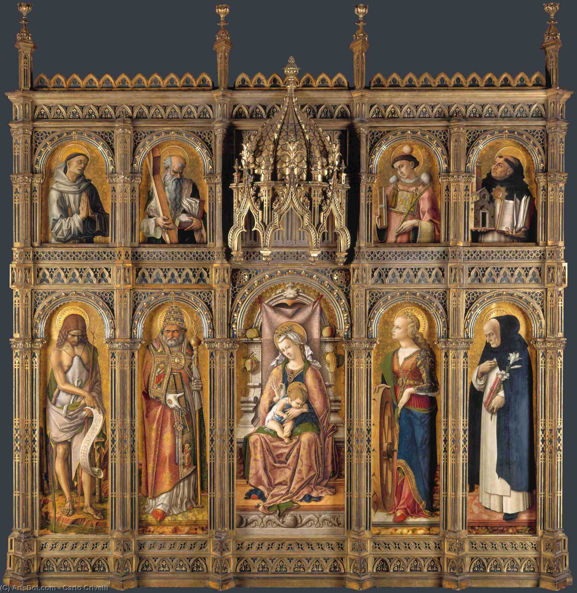 The Demidoff Altarpiece — Carlo Crivelli