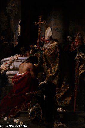 The Baptism Of Vajk — Gyula Benczúr