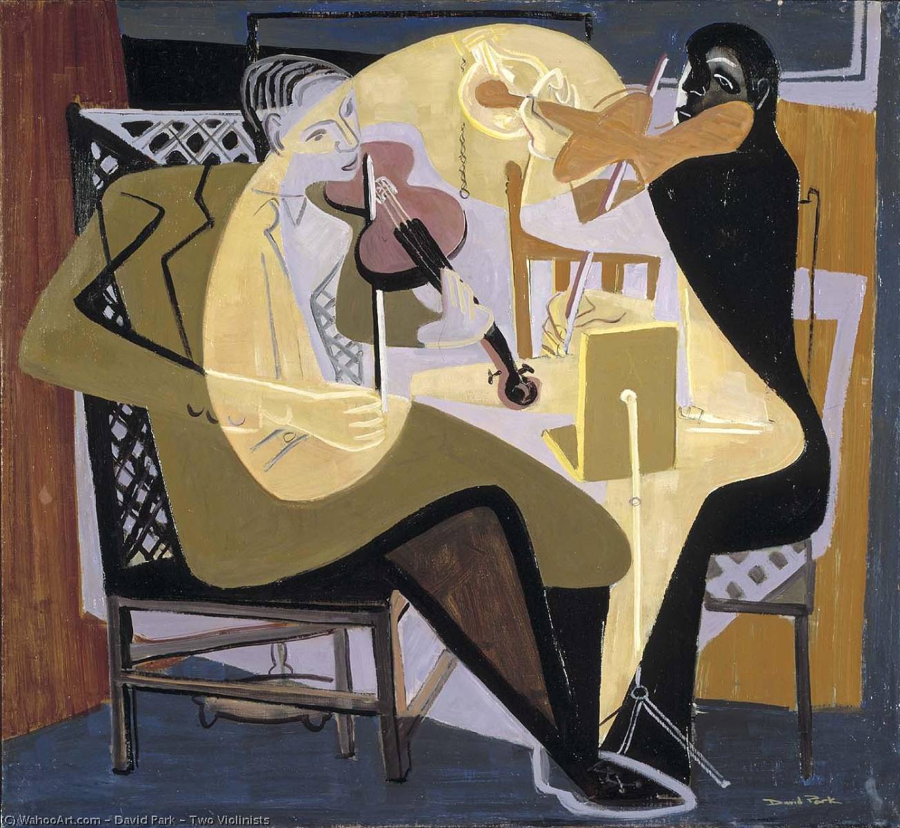 Two Violinists — David Park