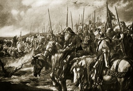 The Morning Of The Battle Of Agincourt — John Gilbert