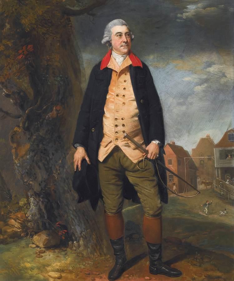 Portrait Of Sir Robert Preston — Johann Zoffany
