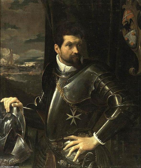 Portrait Of Carlo Alberto Rati Opizzoni In Armour — Ludovico Carracci