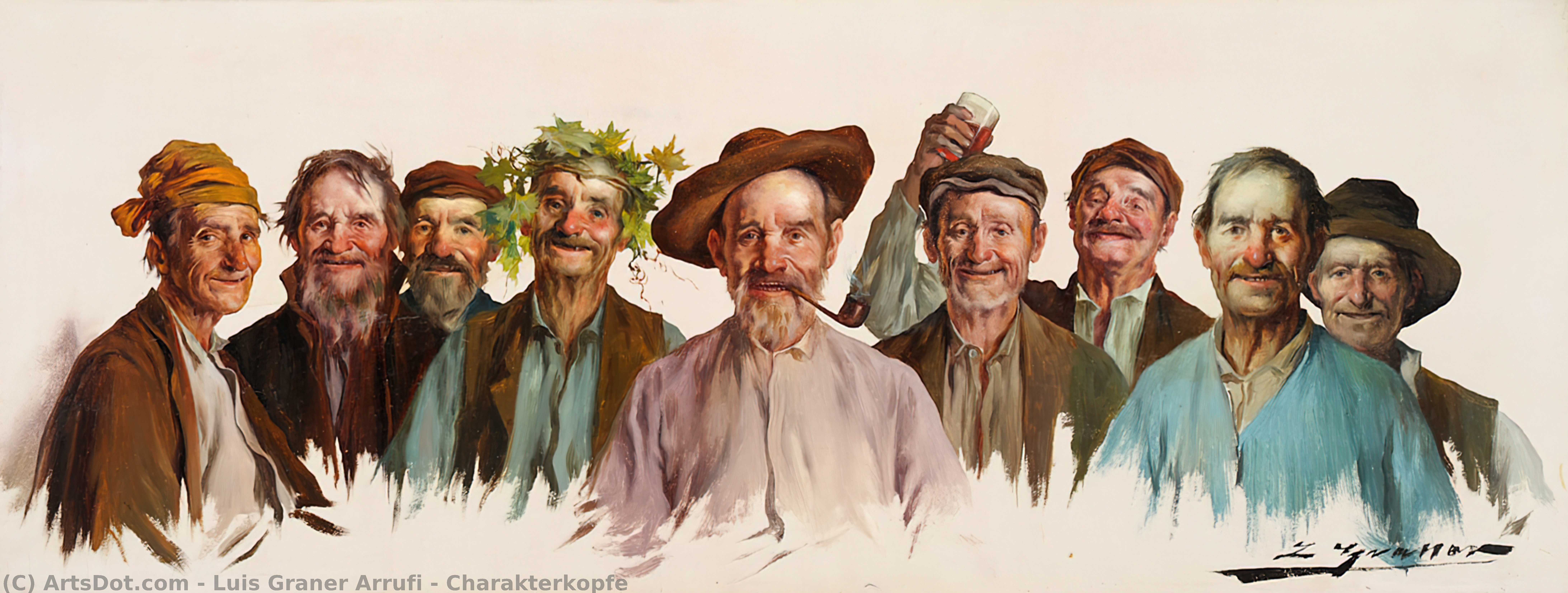 Charakterkopfe — Luis Graner Y Arrufi