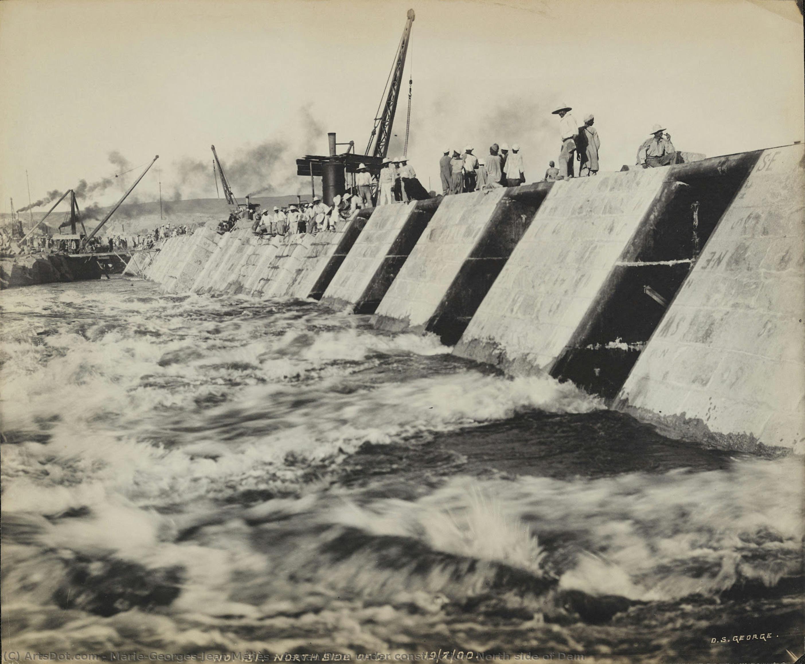 Aswan Dam Under Construction: North Side Of Dam — Georges Méliès