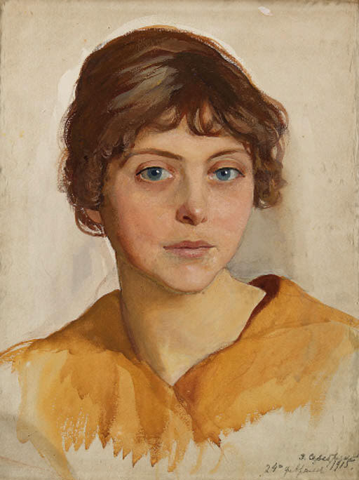 Portrait Of A Young Woman — Zinaida Serebriakova