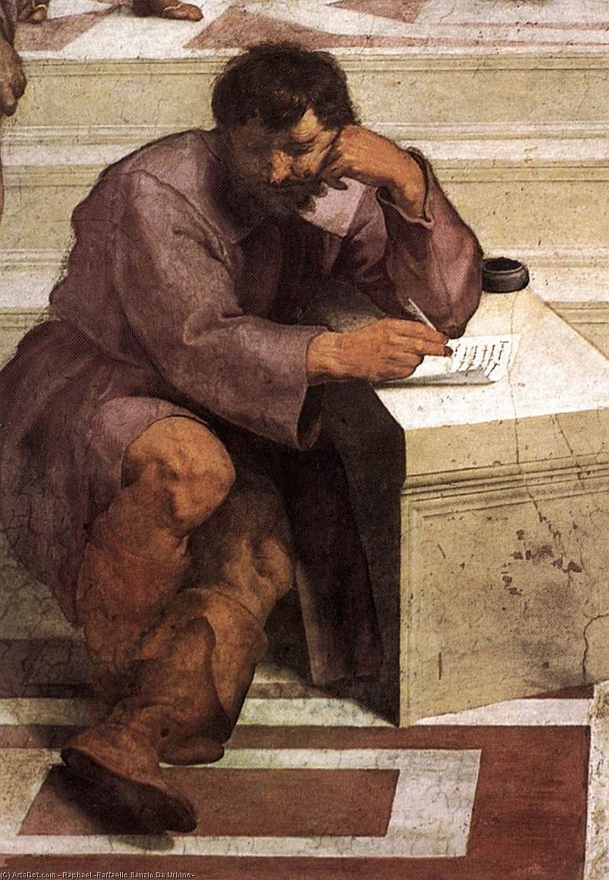 La Escuela De Atenas (detalle 2) (estanza Della Segnatura) — Rafael