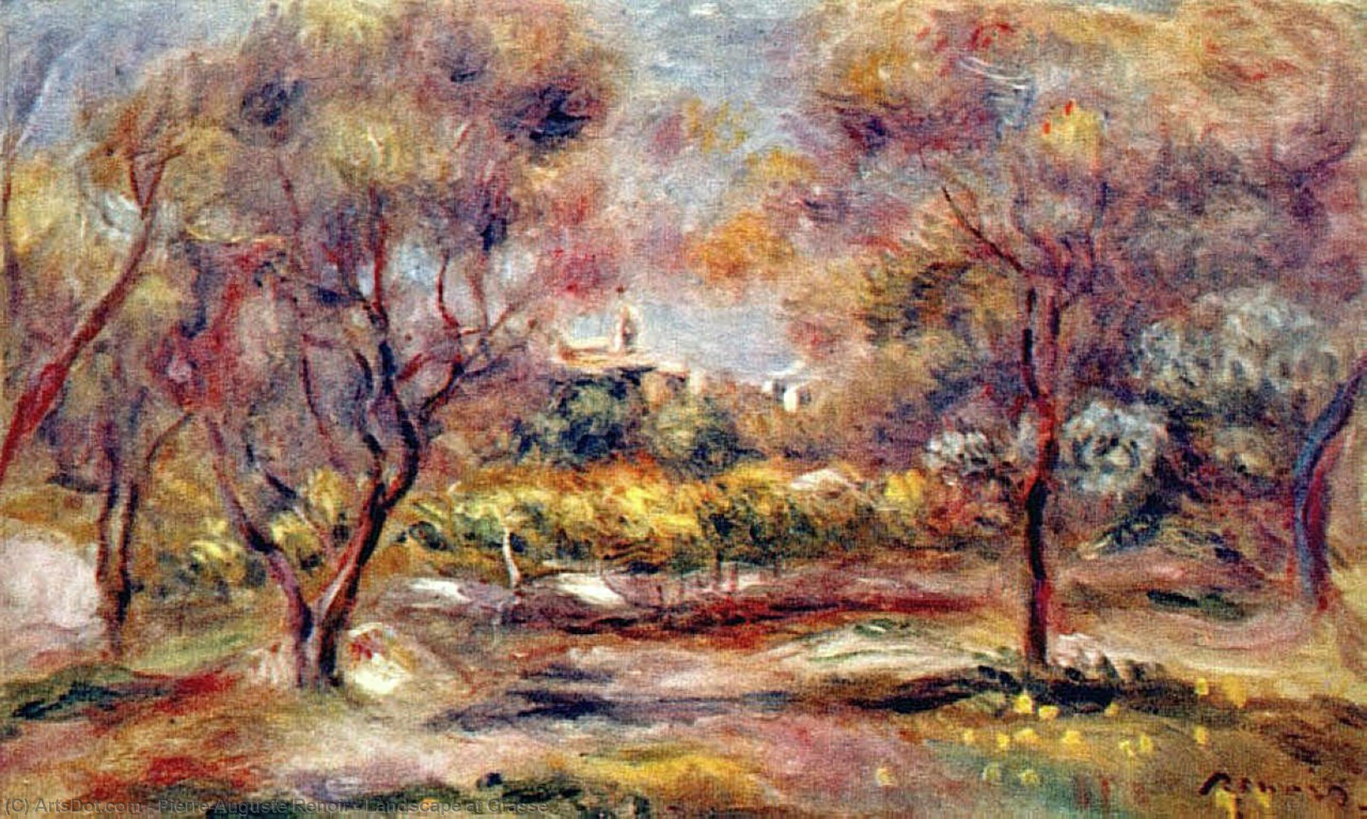 Paisaje En Grasse — Pierre-auguste Renoir
