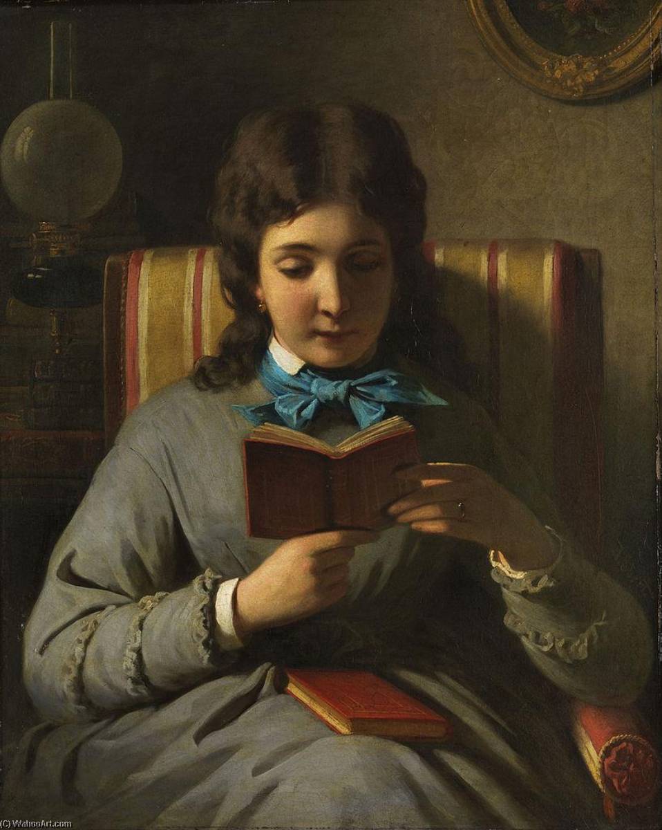Girl Reading — Anton Ebert