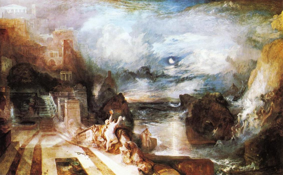 La Separación De Hero Y Leandro - Según El Griego De Musaeus — Joseph Mallord William Turner