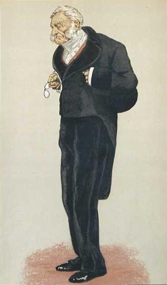 Caricature Of William Bathurst, 5th Earl Bathurst — Jacques Joseph Tissot