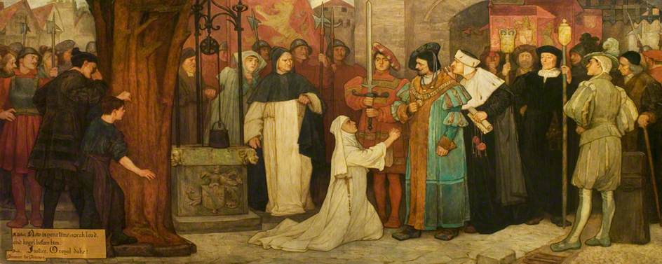 'measure For Measure', Act V, Scene 1, Isabella Appealing To The Duke — Frederick William Davis