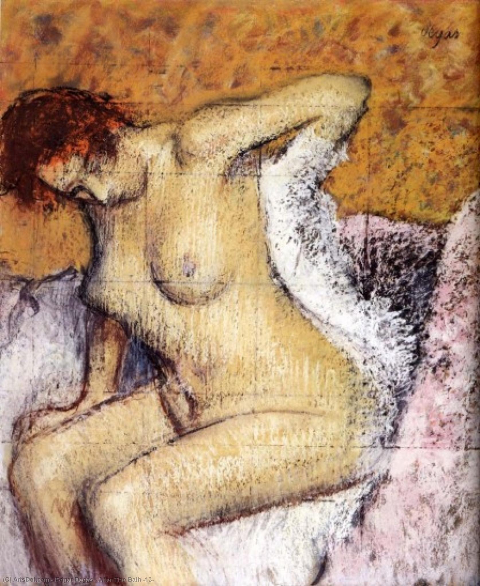 After The Bath (13) — Hilaire-germain-edgar Degas