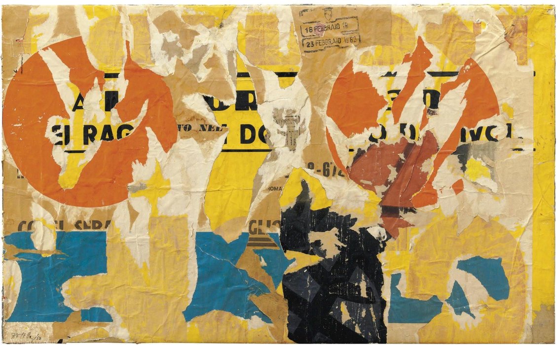 Untitled (430) — Mimmo Rotella