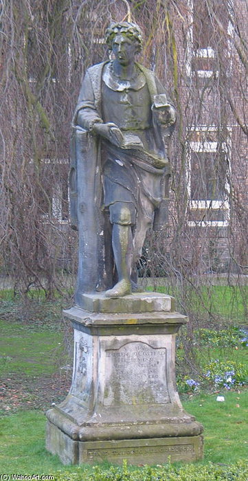 Statue Of Laurens Jansz. Coster — Romeyn De Hooghe
