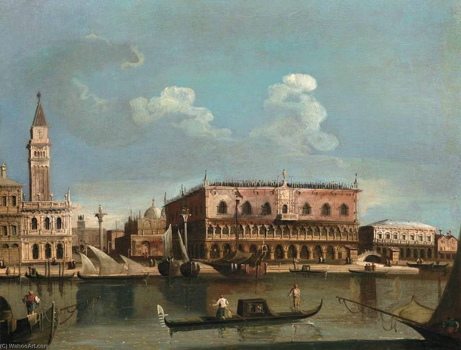View Of The Piazzetta From The Bacino Di San Marco, Venice — Francesco Tironi