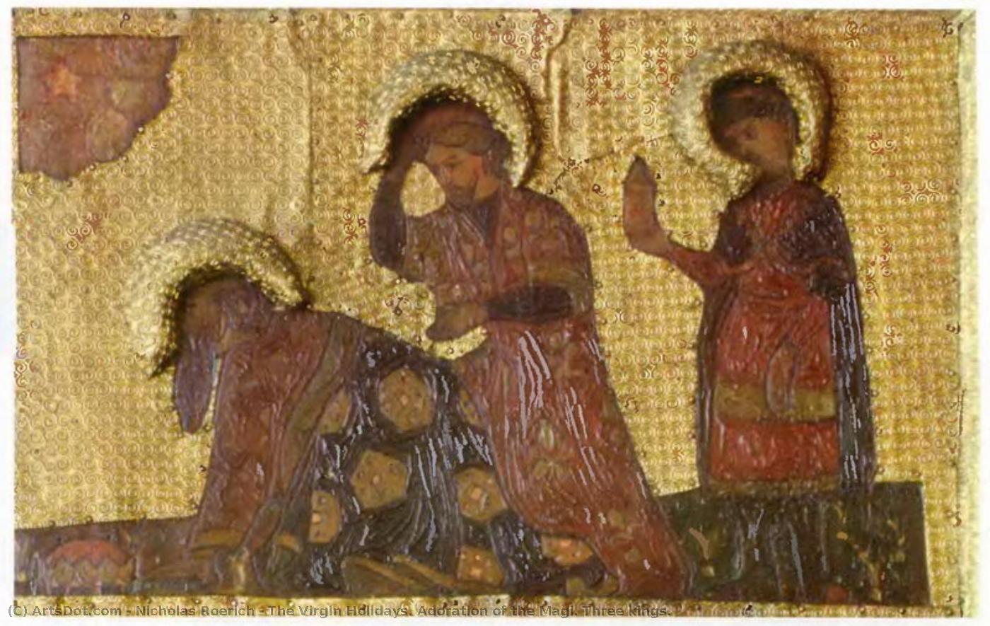 The Virgin Holidays. Adoration Of The Magi. Three Kings. — Nikola Roerić