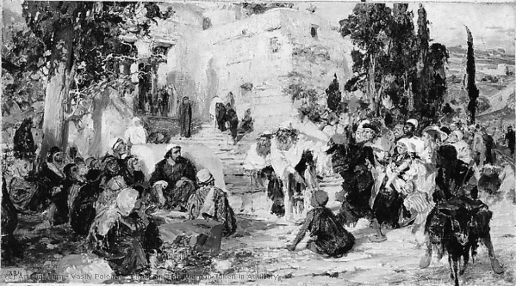 Christ And The Woman Taken In Adultery — Vassily Dmitrievitch Polenov