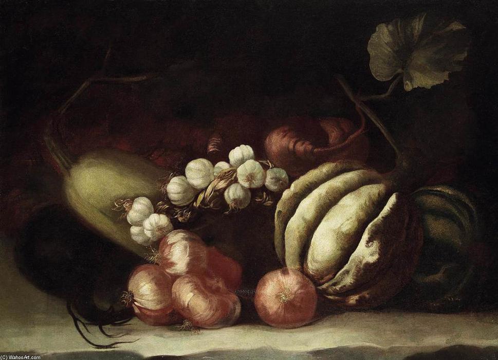 Still-life Of Vegetables — Simone Del Tintore