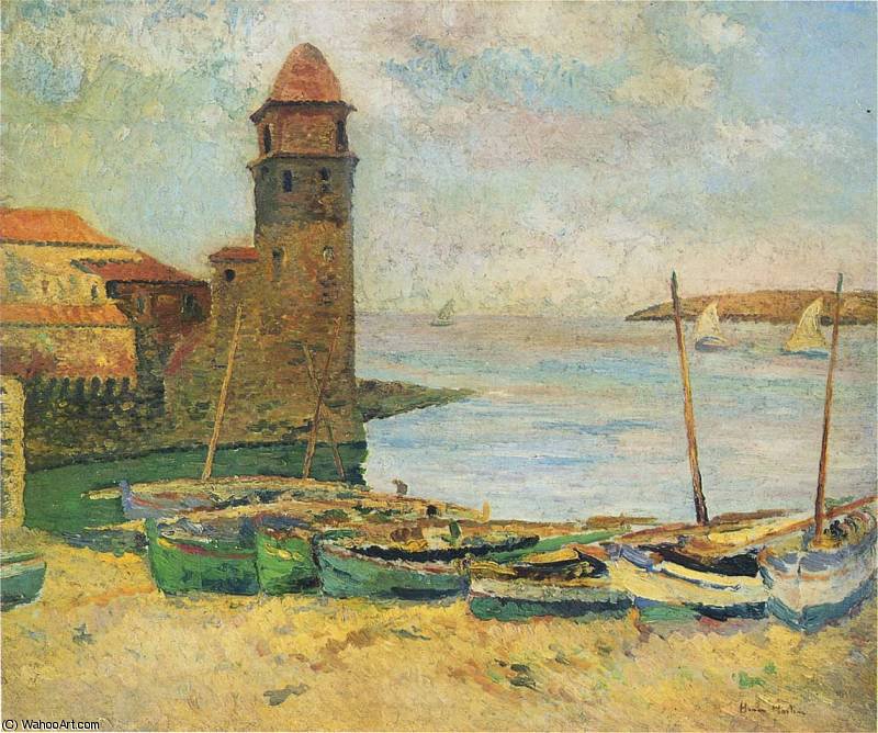 Le Port De Collioure — Henri Jean Guillaume Martin