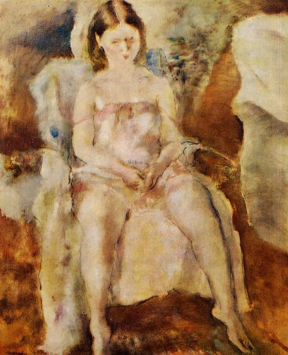 Seated Young Girl — Julius Mordecai Pincas