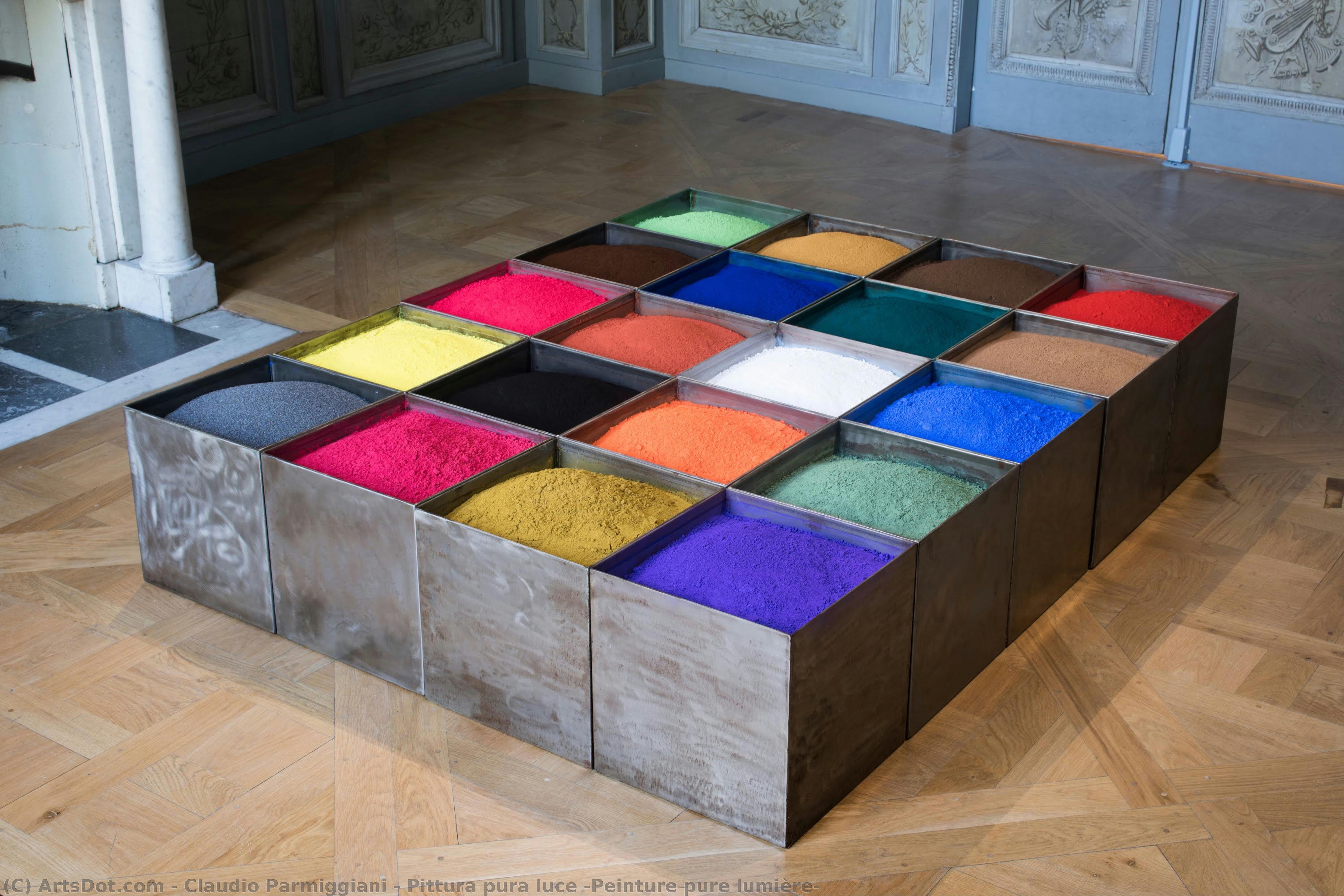Pittura Pura Luce (peinture Pure Lumière) — Claudio Parmiggiani