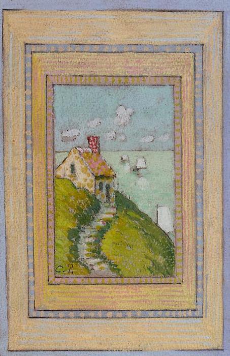 House On A Cliff — Camille Pissarro