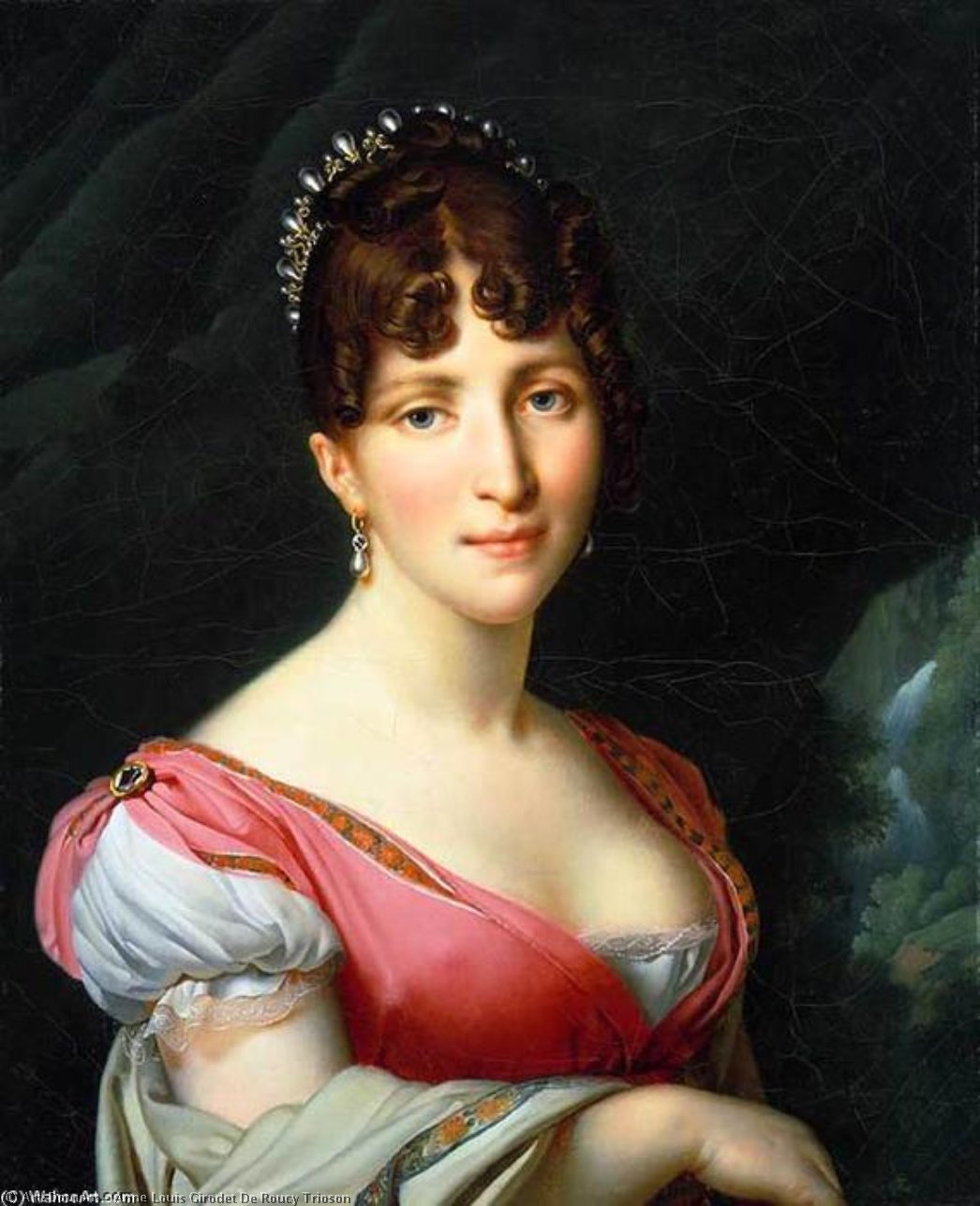 Portrait Of Queen Hortense — Anne-louis Girodet