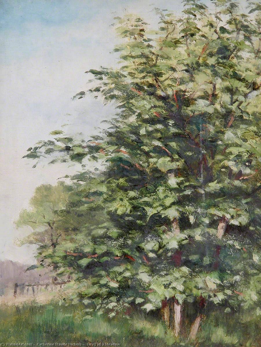 Trees In A Meadow — Catherine Maude Nichols
