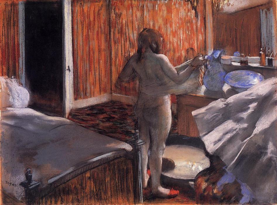 Woman At Her Toilette — Edgar Degas