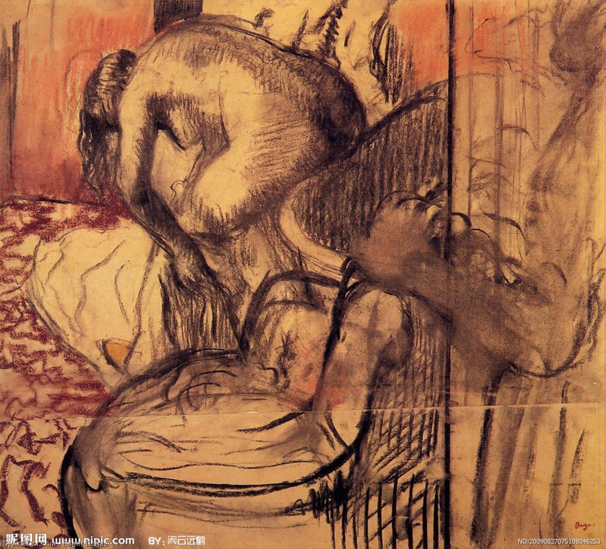 After The Bath (11) — Hilaire-germain-edgar Degas