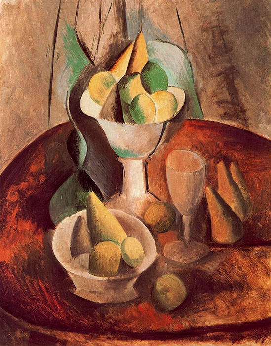 Fruit In A Vase — Пабло Пикассо