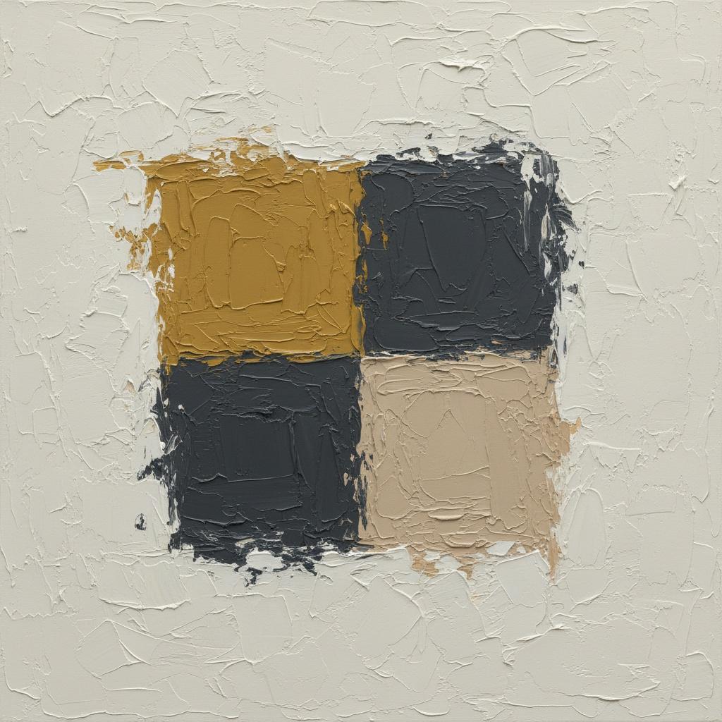 Monolithic Earth Tones: A Singular Study In Textured Quadrant Stability And Organic Form — Laurent Fabre