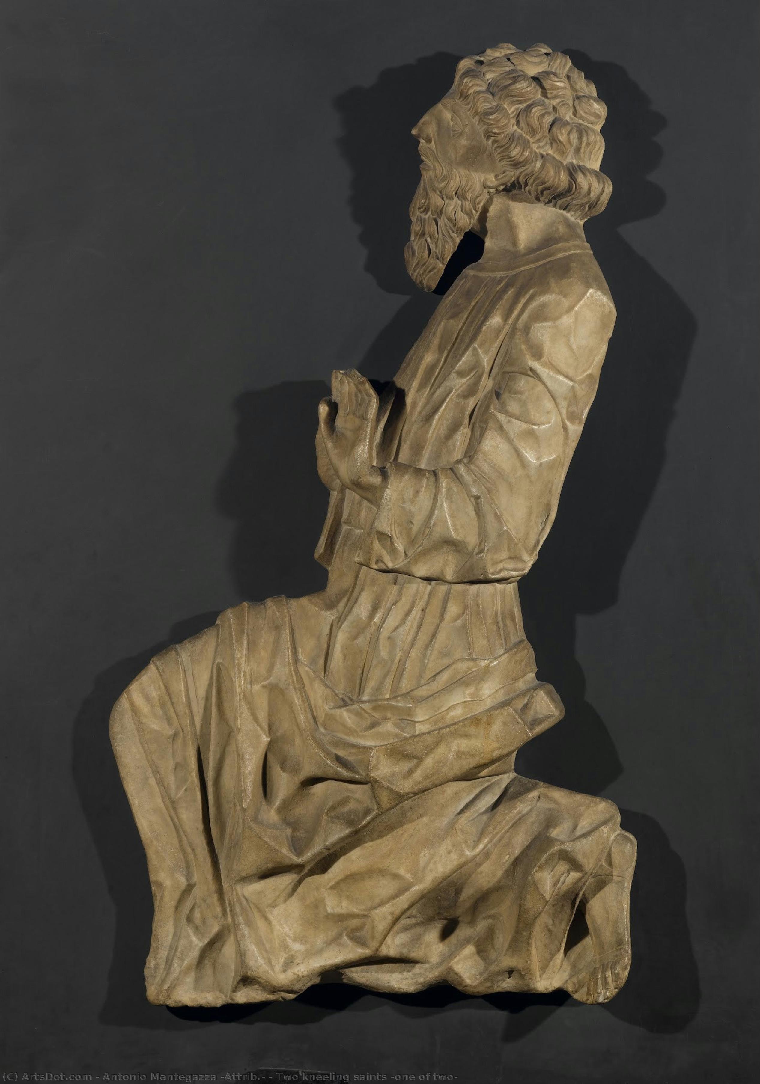 Two Kneeling Saints (one Of Two) — Antonio Mantegazza (attrib.)