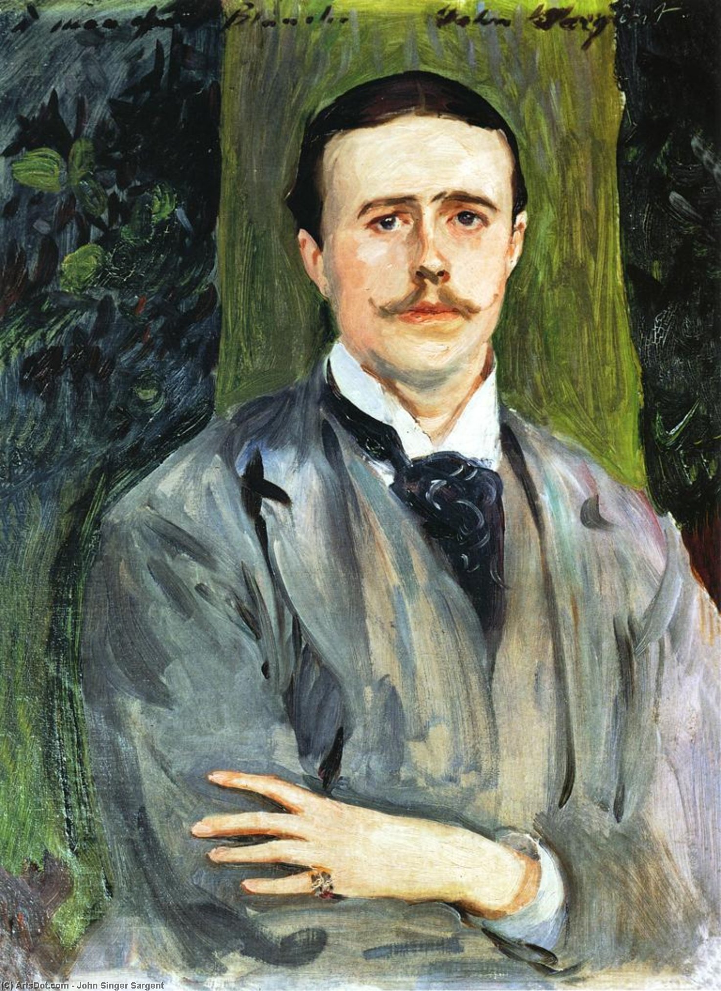 Portrait Of Jacques-emile Blanche — John Singer Sargent
