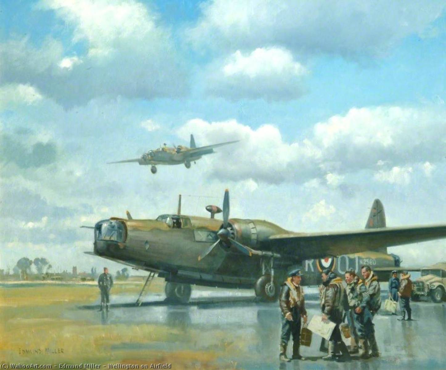 Wellington On Airfield — Edmund Miller