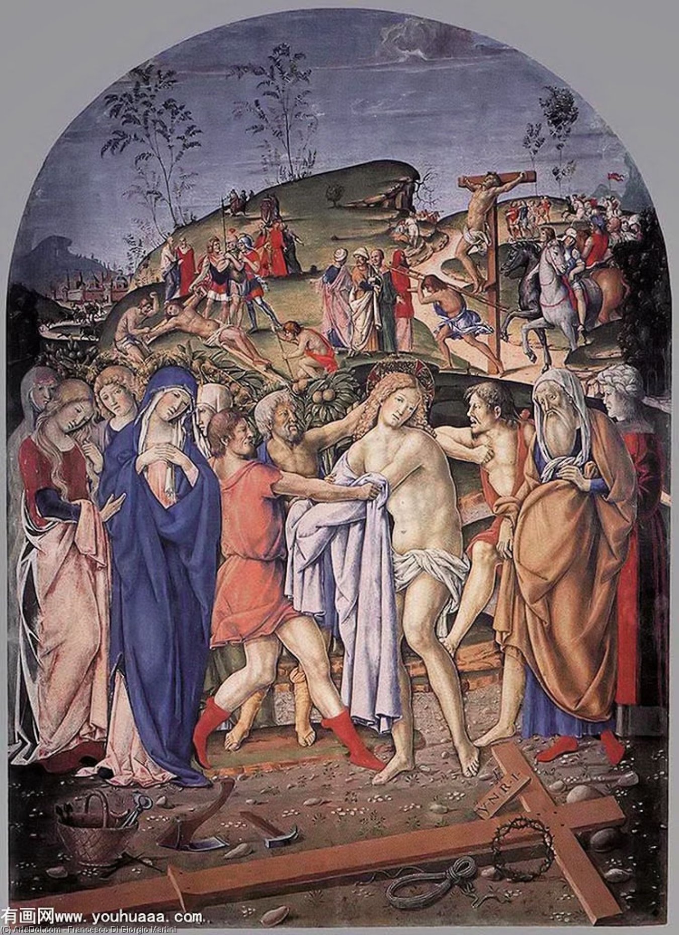 The Disrobing Of Christ — Francesco Di Giorgio Martini