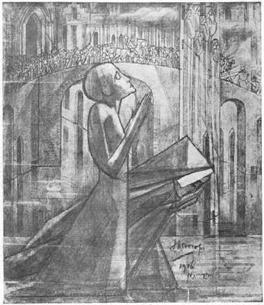 Prayer At The Road To Calvary — Jean Theodoor Toorop