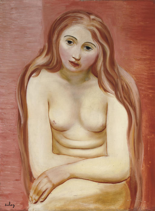 Sitting Nude — Moïse Kisling