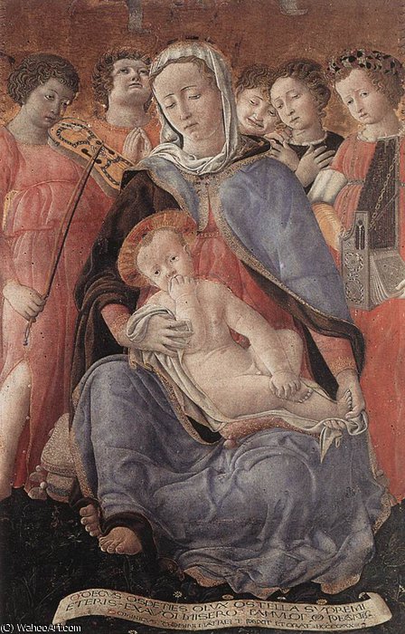 Madonna Of Humility — Domenico Di Bartolo