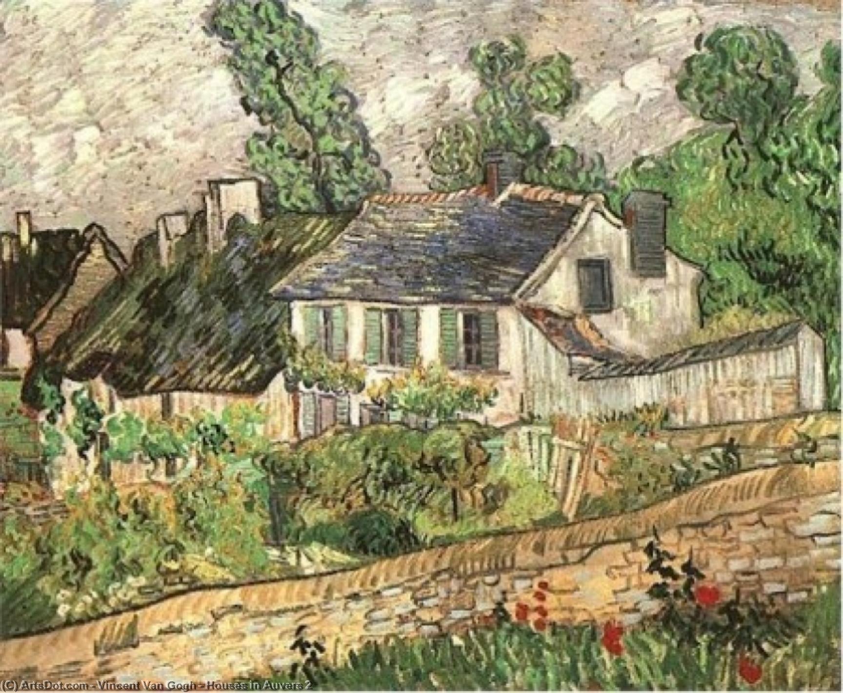 Houses In Auvers 2 — Vincent Willem Van Gogh