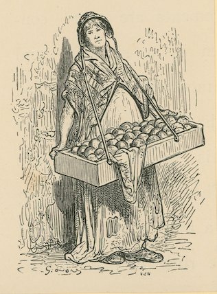 The Fruit Seller — Paul Gustave Doré
